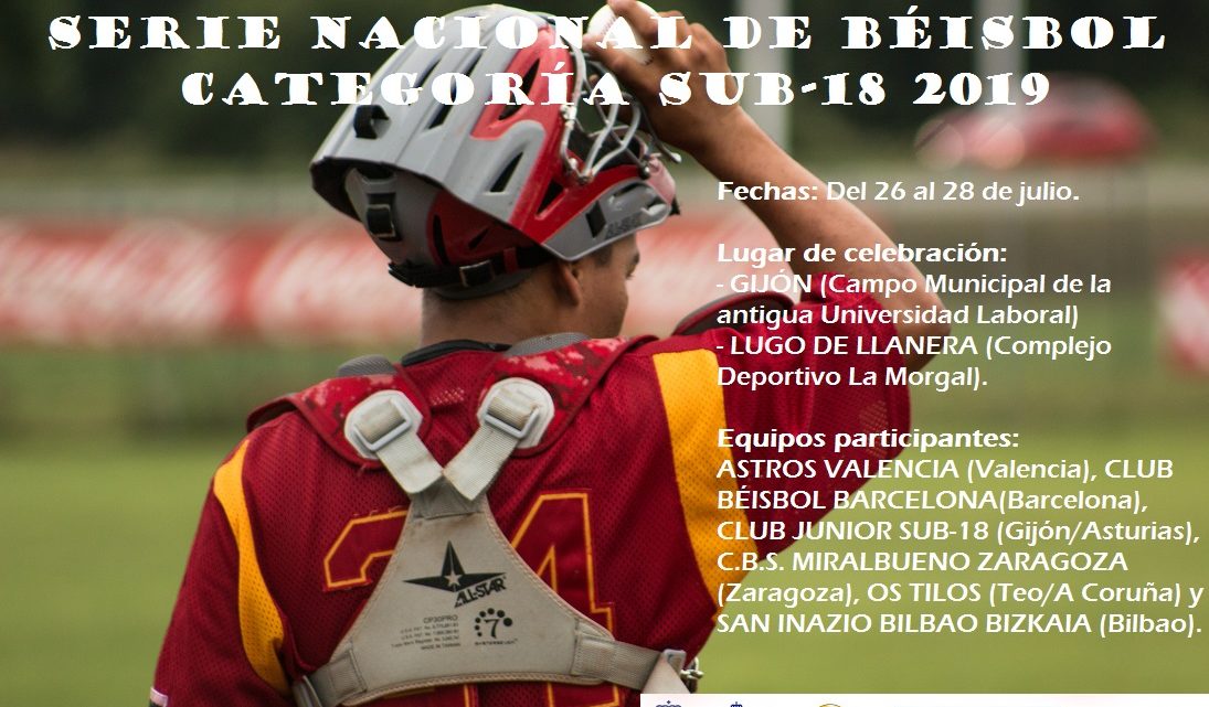 SERIE NACIONAL DE BÉISBOL CATEGORÍA SUB-18 2019 SERIE NACIONAL DE BÉISBOL CATEGORÍA SUB-18 2019