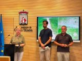 RUEDA DE PRENSA EN EL AYTO. DE GIJON RECLAMANDO LA REFORMA INTEGRAL DE LA INSTALACION DE BÉISBOL